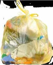 in a bag before disposal! Utilizzare sacchetti TRASPARENTI. NO SACCHI NERI.