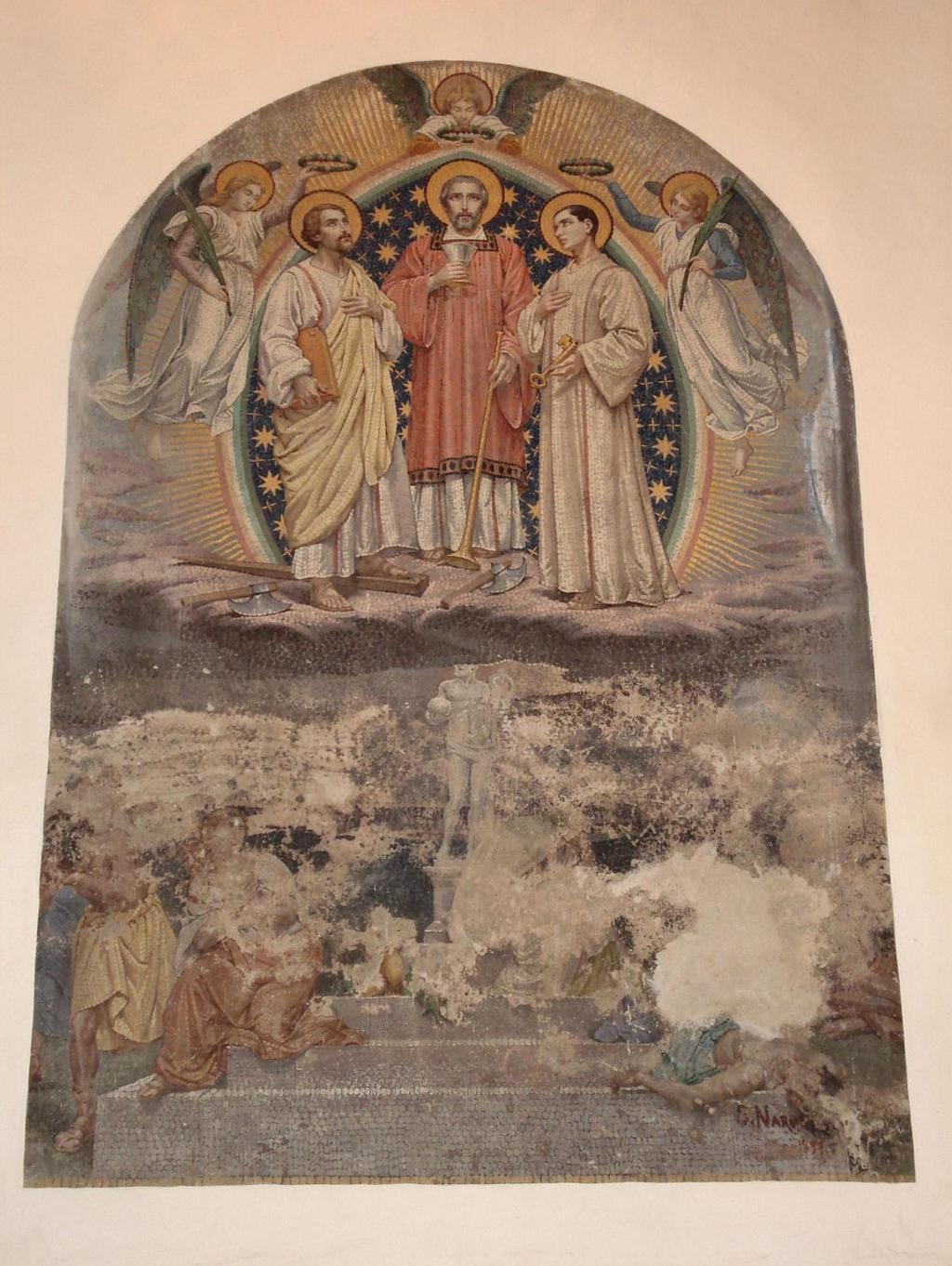 La Glorificazione dei Santi Martiri Sisinio, Martirio e Alessandro S.