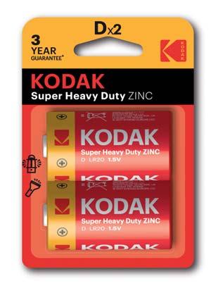 Super Heavy Duty 2 x Batterie Mezza Torcia C 1,5V R14 Zinco