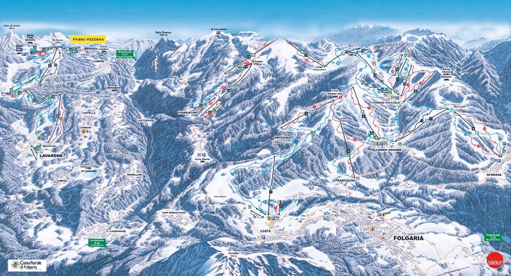 Čak 10 lokacija na snijegu za početnike, ali i velik broj zahtjevnijih staza lako će pomiriti zahtjeve različitih skijaša.