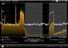 Oltre ad analizzare anche le m come UDP Payload Bitrate, IP payload bitrate e Packet arr Analizza l interferenza del segnale LTE sui canali DTT, rilevando la