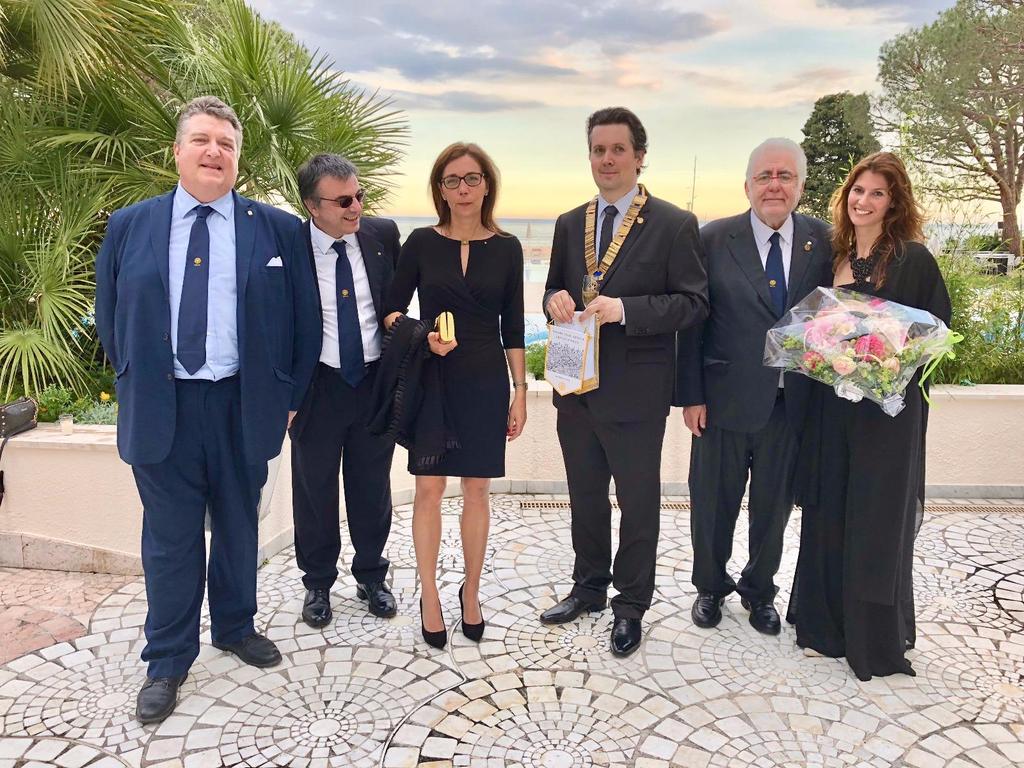 Altre attività del Club nel mese di maggio Cena di gala Rotary Club Monaco per la protezione dei cetacei nel Mediterraneo in occasione del ventennale dell'accordo Pelagos, 18/05/2018 L Accordo