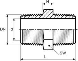 290 RCCORI FIETTTI Threaded fittings Gewindefittings Raccords filetés Piezas de empalme roscadas 280 VITE OPPI HEXGON NIPPE 6-KNT OPPENIPPE MMEON OUBE MCHÓN OBE MTERI: ISI 316 / 1.4401 / 1.