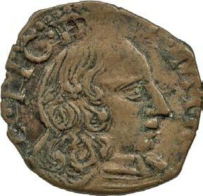 457. Mezzo denaro, 1637-1660 ca. Rame g 0,91 mm 16,30 inv.