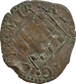 460. Mezzo denaro, 1637-1660 ca. Rame g 0,61 mm 16,83 inv.