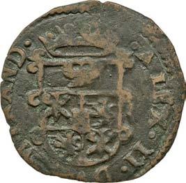 362. Quattrino, 1637-1691 Rame g 3,42 mm 20,20 inv.