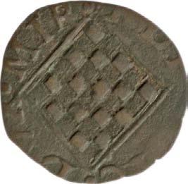 461. Mezzo denaro, 1637-1660 ca. Rame g 0,41 mm 15,15 inv.