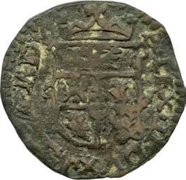 373. Quattrino, 1637-1691 Rame g 2,38 mm 19,86 inv.