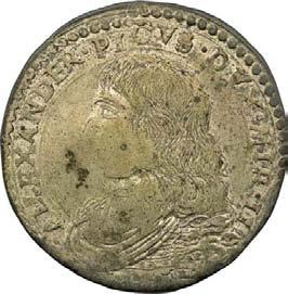 411. Lira, 1661 Argento g 7,42 mm 31,00 inv. SS-Col 594563 D/ (dal basso a s.