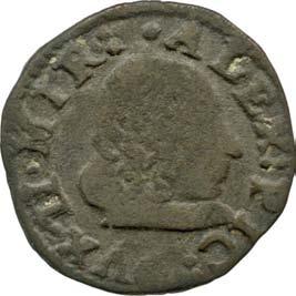 414. Muraiola, 1637-1660 ca. Rame g 1,96 mm 18,00 inv.