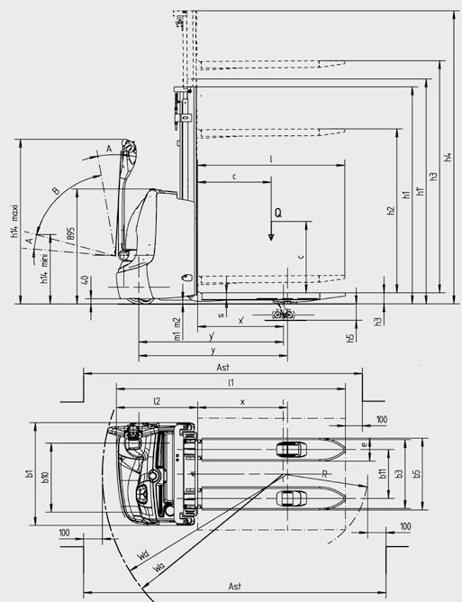 1912 150 150 150 150 150 150 Montanti (L10/L12) (in mm) 2024 D 2424 D 2924 D 3324 D 3824 D 4224 D 3636 T 4386 T Sollevamento h3 2024 2424 2924 3324 3824 4224 3636 4386 Soll. + alt.