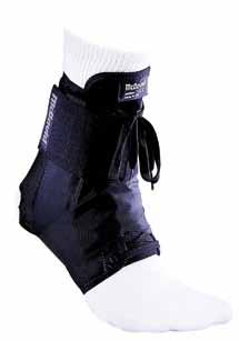 Features a semi-tubular buttress in a neoprene strap with a Velcro closure for graduated compression of the patellar tendon.