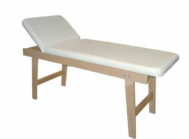 Resistant foam padding, lined with flame-retardant washable fabric. Ideal for physical therapy, cardiology, and wellness centres.