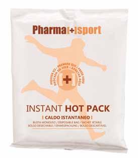 [ LINEA CALDO / FREDDO INSTANT HOT / COLD THERAPY ] pharma+sport 17 400097 CALDO ISTANTANEO INSTANT HOT PACK Per mantenere calda una o più parti del corpo.