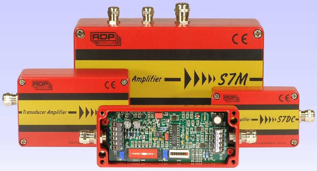 Amplificatori per il condizionamento di segnale - Serie S7 Amplificatore LVDT Amplificatore del trasduttore estensimetrico Protezione dai fattori ambientali Uscita Analogica in tensione o corrente Il