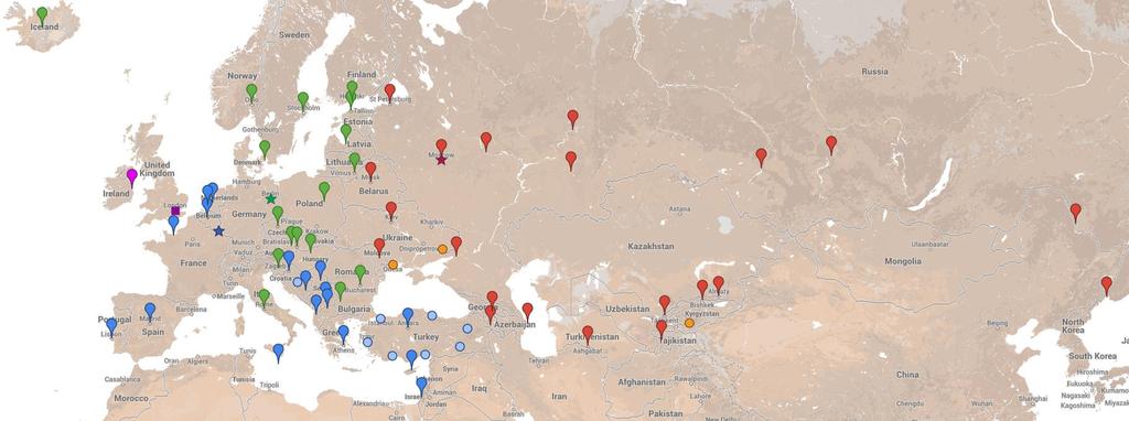 La Rete Europea di Laboratori per il Morbillo e la Rosolia dell OMS (LabNet) Nata nel 2002 LabNet e include 83 laboratori: 48 laboratori nazionali 3 laboratori regionali (Lussemburgo, Berlino e