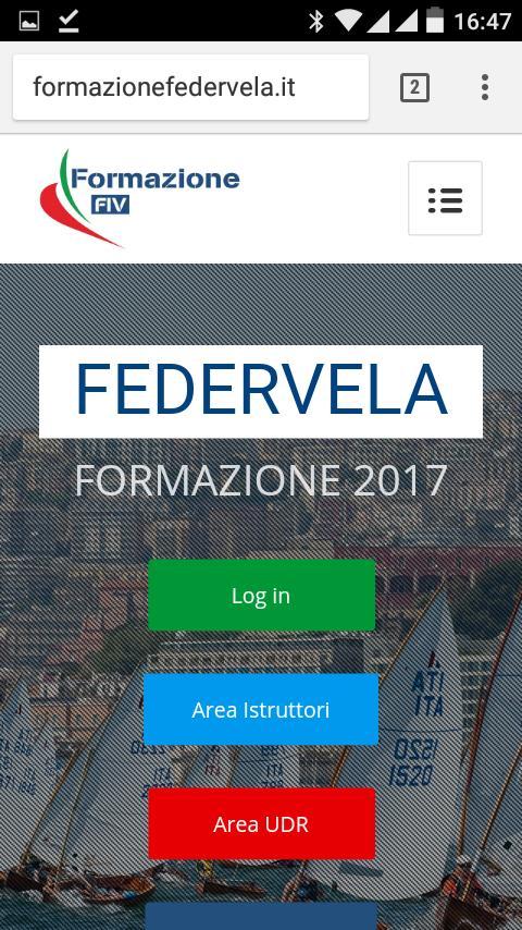 Formazione Da questa pagina è possibile accedere alla sezione formazione del sito FIV.