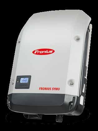 0 kw, Fronius Symo è l inverter trifase senza trasformatore per gli impianti di ogni dimensione. La tensione massima di 1.