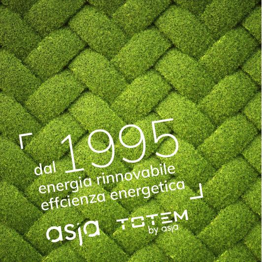 ASJA AMBIENTE ITALIA PLAYER NELLE RINNOVABILI Il Gruppo Asja dal 1995 è leader nella produzione di energia da fonti rinnovabili e nella riduzione delle emissioni dei gas responsabili dei cambiamenti