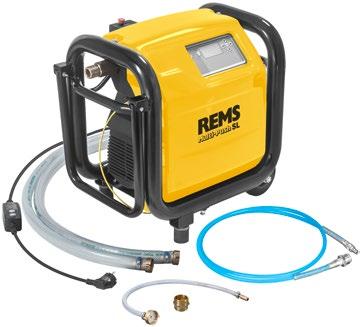 REMS Multi-Push REMS Multi-Push SL Set. Unità elettronica di flussaggio e provaimpianti con compressore senza olio.