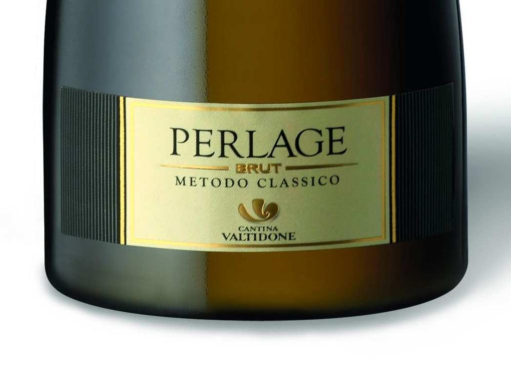PERLAGE VINO SPUMANTE METODO CLASSICO Spumante composto da uve 80% Chardonnay e 20% Pinot Nero, ottenuto con il
