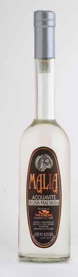 Distillato di vino di Malvasia aromatica di Candia.