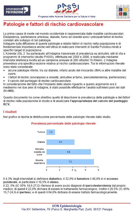 Comunicazione e utilizzo dei dati a livello