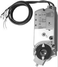 Elettrico: s 4 637 Servocomandi per serrande dell aria Movimento rotativo, continuo, con ritorno provvisorio a molla, 24 V c.a. GCA16.
