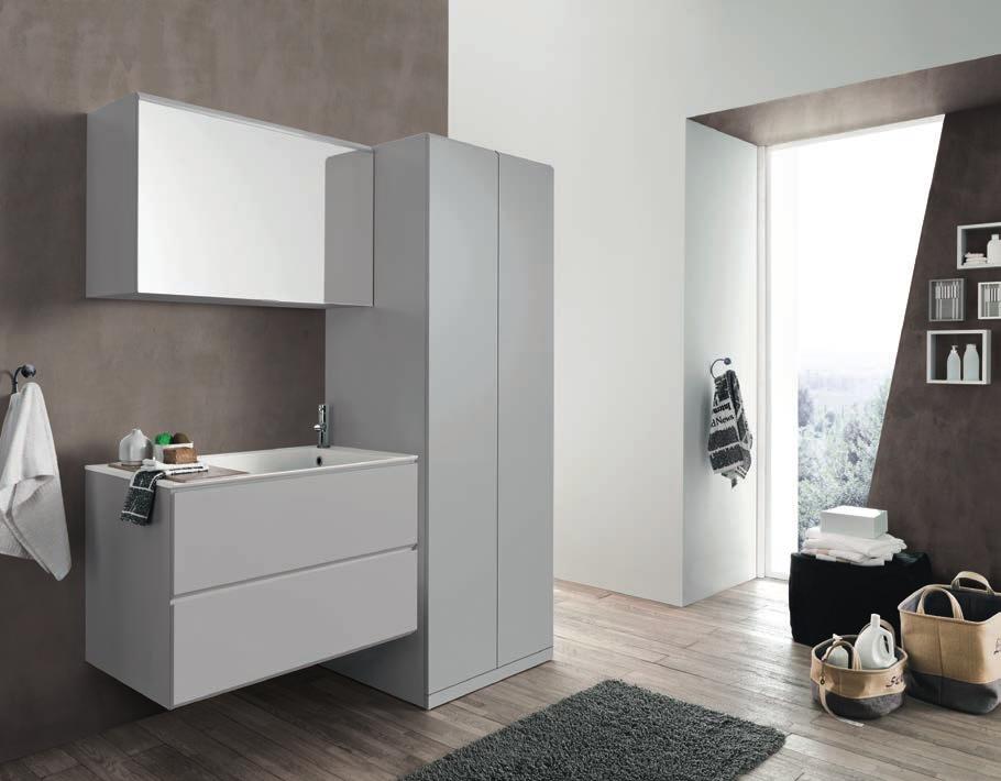 sistema arredo lavanderia / laundry furnishing collection Flexia _FLEXIA È ANCORA PIÙ VERSATILE CON LA