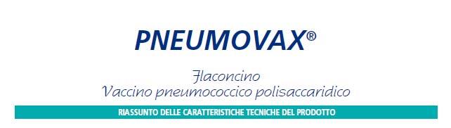 1. DENOMINAZIONE DEL MEDICINALE PNEUMOVAX, flaconcino Vaccino pneumococcico polisaccaridico 2.