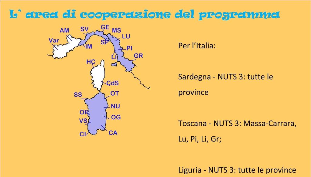 tutte le province Toscana - NUTS 3: