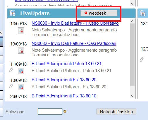 HELP DESK Nota Salvatempo 0092 MODULO WEBDESK Fattura Smart - Attivazione Azienda da B.Point Quando serve Per attivare una Azienda su Fattura Smart da B.Point In questo documento: 1. Premessa 2.