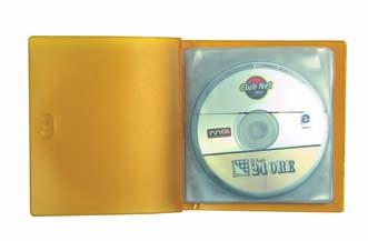fuoriuscita accidentale dei CD/DVD 6 buste in Clear Antistatico e TNT 12 / 24 CDs Colori assortiti: 152