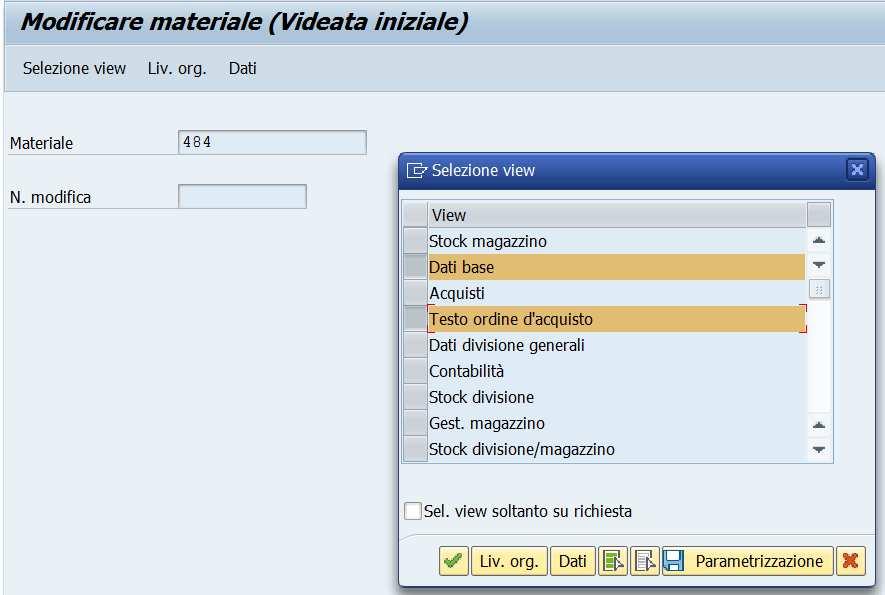 sulla tastiera o fare clic sul pulsante per accedere alla schermata successiva.