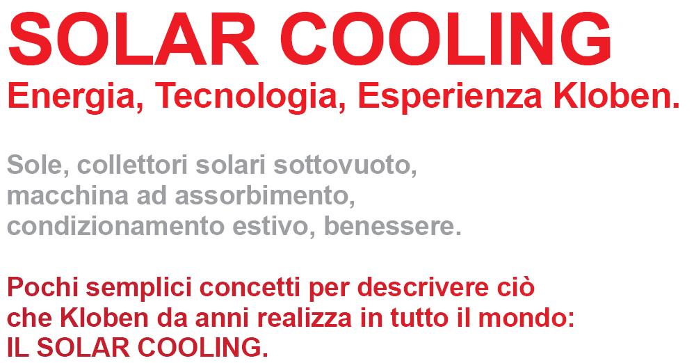 SOLAR COOLING: