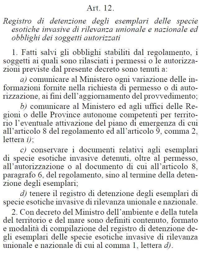 OBBLIGO DI COMUNICARE QUALSIASI VARIAZIONE OBBLIGO DI COMUNICARE L