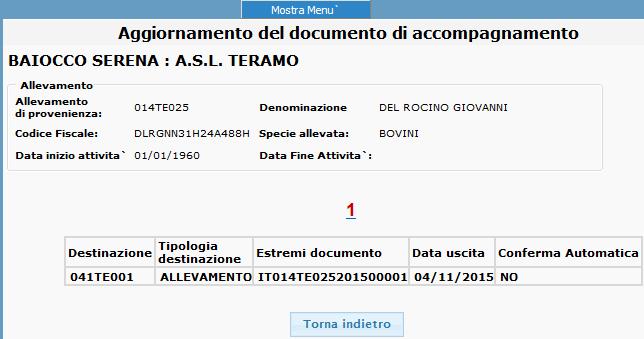 Da tal maschra si slziona il documnto di accompagnamnto informatizzato il sistma visualizza la sgunt figura: Rdatto