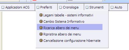 4. Aggiornamento dati per Cognos report server Attualmente non sono previsti report 5. Avviamento dell applicazione 5.