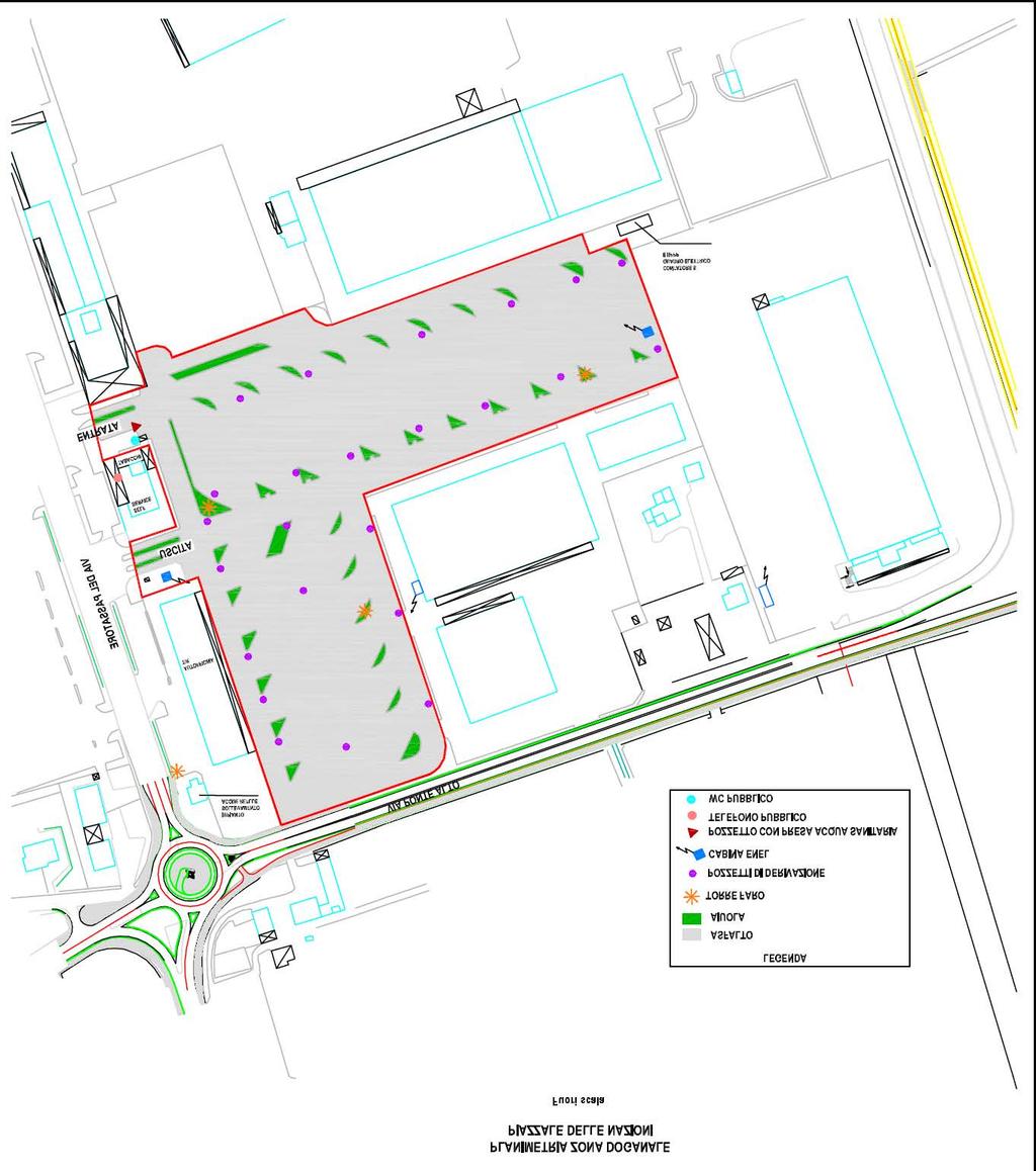 INQUADRAMENTO TERRITORIALE - PERCORSI di ACCESSO ALL'AREA AREA di AMMASSAMENTO Area Piazzale delle Nazioni - Dogana Comune di CAMPOGALLIANO Provincia di Modena