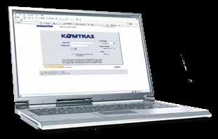 KOMTRAX Il modo per aumentare la produttività Il sistema KOMTRAX utilizza la più recente tecnologia di monitoraggio wireless.