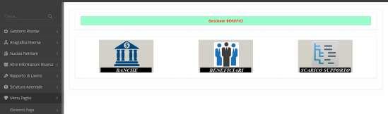 1. NOVITA' 1.1. ANAGRAFICA UNICA 1.1.1 MENU PAGHE GESTIONE BONIFICI PER ISTITUTI BANCARI TEDE- SCHI La gestione bonifici WEB è stata implementata per consentire anche la produzione di flussi XML