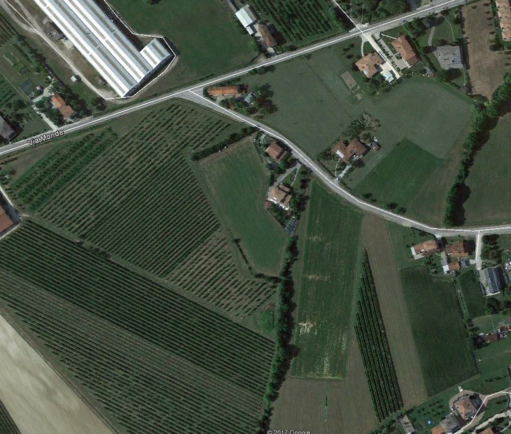 Immagine aerea fonte Google Earth Lotto in cui si prevede la