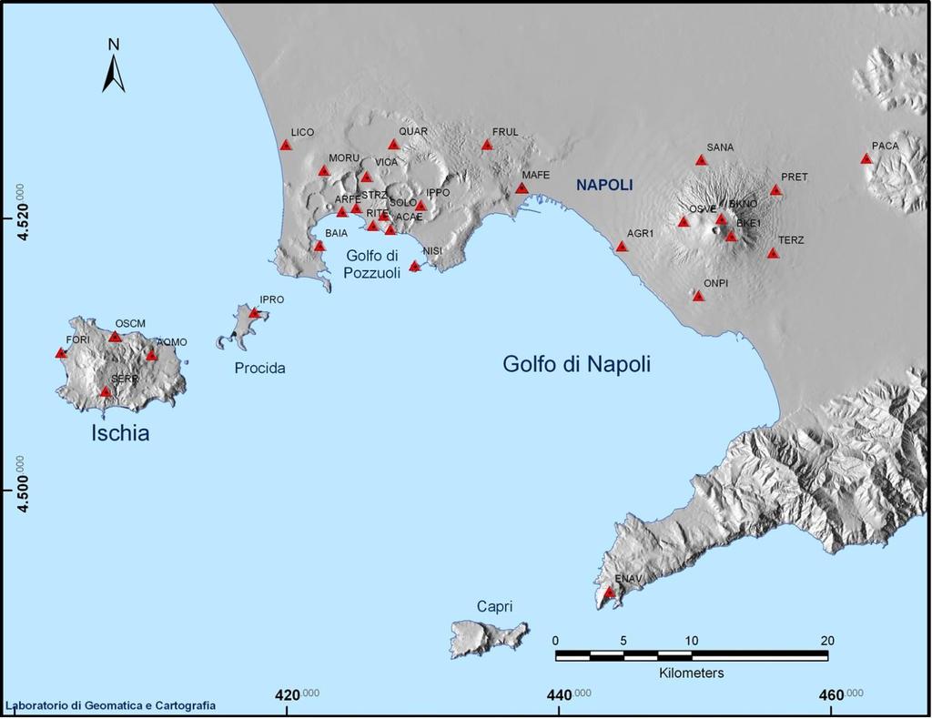 La Rete GPS dei Vulcani della Campania REMOTE CONTROL AND DATA DOWNLOAD AUTOMATIC DATA DOWNLOAD AND DATA ARCHIVING CHECK STATION STATUS DATA VALIDATION AND QUALITY CHECK