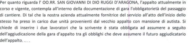 CENTRO, Vogliate comunicarci gli eventuali nuovi referenti e loro recapiti per eseguire il sopralluogo obbligatorio Risposta n. 27 Come pubblicato sul sito www.soresa.