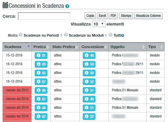 in formato XML e possibilità di acquisire