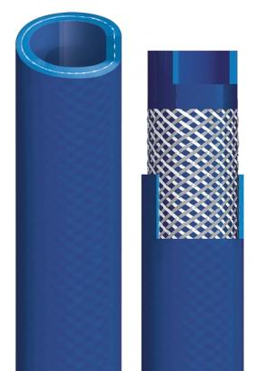 ARIA COMPRESSA ARIANNA PU Colore: blu Temperatura di impiego: -40 C + 80 C Caratteristiche: tubo in PU con rinforzo