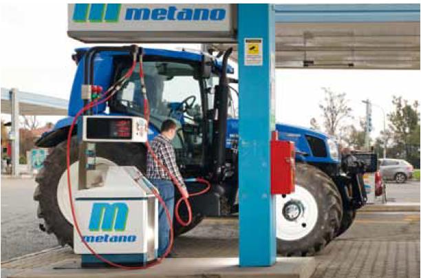 agricultural tractors powered by compressed