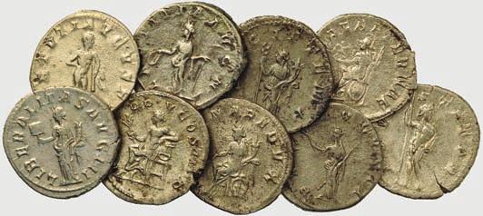 Gordiano e follis di Licinio I - Lotto di due monete