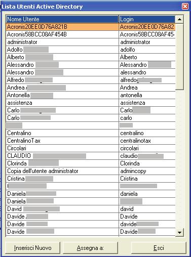 - 30 - Manuale di Aggiornamento Abilitando il flag Attiva Utenti di Dominio verranno: - attivati e resi immodificabili i campi Salva Password Codificata e Password Obbligatoria per Tutti gli Utenti;