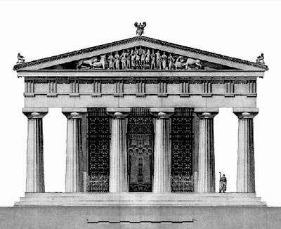 510-505è nuovo tempio con l apporto finanziario della famiglia ateniese degli Alcmeonidi Tempio dorico monumentale